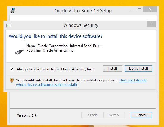 طريقة تثبيت Virtualbox
